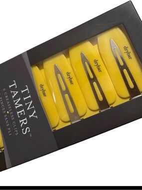Drybar | Tiny Tamers 6 Creaseless Clips Authentic Bright Yellow Drybar Hair